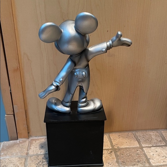 Silver Mickey Mouse Figurine - Picture 3 of 3